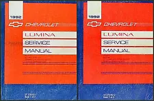 1992 Chevy Lumina Car Shop Manual Set Euro Z34 Original Chevrolet Repair Service (For: Lumina Z34)