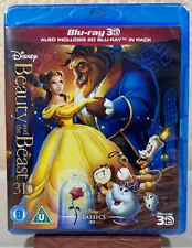 Beauty and the Beast, Disney (Blu-ray- 3D Version) - NEW SEALED