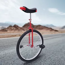 24inch Unicycle with Thickened steel pipe adjustable seat Sports Wheel Unicycle