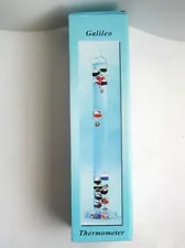 New Unbranded 15" Galileo Thermometer 62-86F 4 Degree Graduation