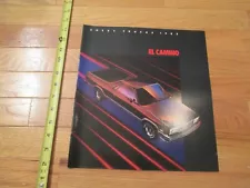 Chevrolet El Camino 1985 Chevy Truck Car auto Dealer showroom Sales Brochure