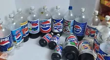 Pepsi 2 LITER PLASTIC BOTTLES & 16OZ BOTTLES 1980 & Above 17 In All $20avg Each