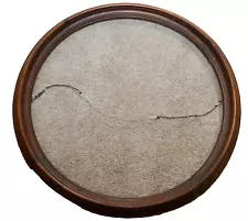 Large Circle Antique Wood Picture or Mirrow Frame 1900 24" Across