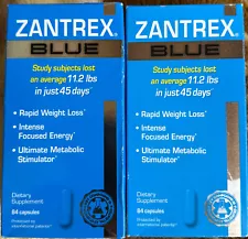 2X Zantrex Blue Rapid Release Weight Loss 84ct Exp 05/2025+ New Shippingg