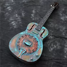 Jonathan Patina Brass Finish Duolian Resonator Guitar