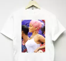 RIHANNA T-SHIRT rap tee travis scott kanye west vlone tour concert merch jordan