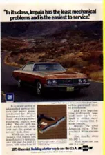 1973 Chevrolet Impala Sport Sedan Ad chevy25