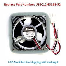 Refrigerator Cooling Fan Motor For 12V Samsung Nidec U92C12MS1B3-52 DA81-06013A