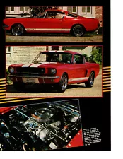 1966 SHELBY COBRA GT-350 ~ NICE 3-PAGE ARTICLE / AD