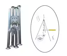 Mast, Tower Kit & Parts for 15 Kg Wind Turbine, Wind generator, IstaBreeze®