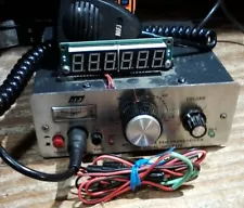 Working MFJ-9420 20 Meter Mono Band SSB QRP transceiver Modified Display + Audio