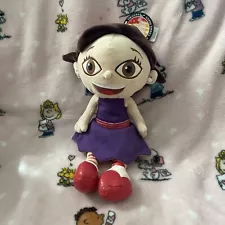 Disney Little Einsteins June Plush Stuffed Doll Toy Disneyland Purple Dress NWT