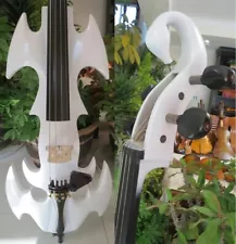 SONG brand white color 4/4 electric cello,E-Cello with swan neck good sound