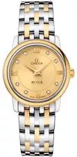 Omega De Ville Prestige Gold & Steel Womens Quartz Dress Watch Online For Sale