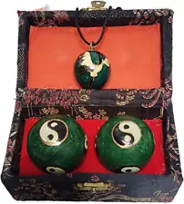 Yin Yang Baoding Balls/Necklace for Meditation, Spiritual. relieving Stress etc.