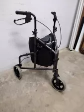 3 Wheel Foldable Walker w/ Storage Bag