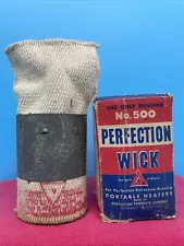 Vintage 40's Perfection Wick #500 Kerosene Heaters in Original box