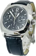 Tag Heuer Monza CR2110.FC6161 Black Mens Automatic Watch Excellent++ A1352