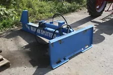 Blue Ox Hydraulic Wood Splitter Attachment for Skid Steer