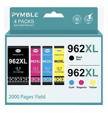 962 XL Black & Color Ink 4 Pack for HP OfficeJet 9015 9025 9020 9010 9018 9012