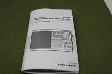 RADIO SHACK REALISTIC DX-390 Portable AM/FM Radio 20-214 Manual COPY