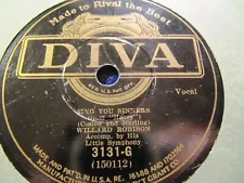 New Listing1930 WILLARD ROBISON composer A Cottage for Sale / SING YOU SINNERS DIVA 3131