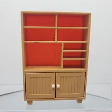 Tomy Dollhouse Furniture LIVING ROOM TV Entertainment center CABINET bookcase VT