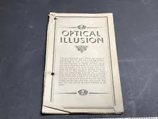 Vintage Optical Illusion Advertising Blotter ￼Pass The Acid Test ￼ Mind Games￼