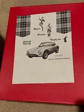 Original Griffith Series 200 One Sheet Brochure TVR Sales Brochure B/W