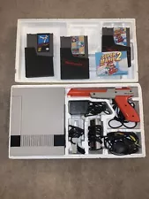 Original Nintendo Entertainment System (NES) Console With Accessories And Games