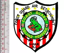 US Coast Guard Guam Air Detachment Micronesian Islands 1960s Patch vel hooks