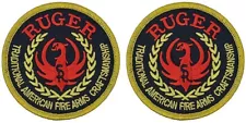 Ruger Firearms Embroidered PATCH | 2PC HOOK BACKING 3"x3"