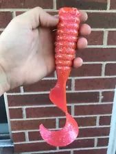 11" Grub Fishing Lure - Choose your color - Great for Halibut, Muskie, and more!