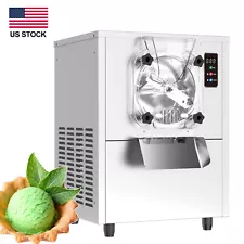 Wixkix Commercial Hard Ice Cream Maker Gelato Machine Batch Freezer 24L/H US