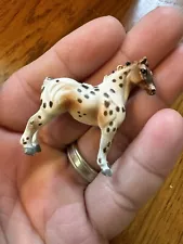 Breyer Dani - Mini Whinnies ,Pulling Draft Horse Red leopard Appaloosa