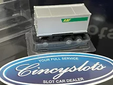 Aurora AFX American Line Pup Trailer ABF HO Slot Car.