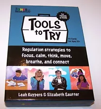 Tools to Try Cards for Tweens & Teens (Zones of Regulation) Kuypers Sautter NEW