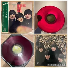 New ListingRare Beatles For Sale Red Vinyl LP 1968 Japanese Press EX+/NM With Obi