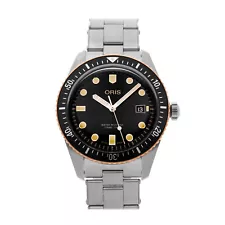 Oris Divers Sixty-Five Auto Steel Bronze Mens Watch 01 733 7720 4354-07 8 21 18