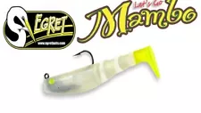 Vudu Egret 2 pk Mambo Mullet Swimbait Soft Plastic Rigged CHOOSE COLOR & SIZE