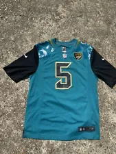 Mens Jacksonville Jaguars Blake Bortles Nike Teal Alternate Game Jersey Medium