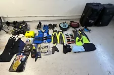 Scuba diving equipment set