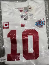 New York Giants Eli Manning Mitchell & Ness 2007 Authentic Super Bowl Jersey 48