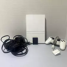 Sony Playstation 2 PS2 Slim Ceramic White Console System SCPH-79001 Tested