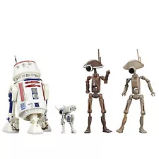 Star Wars: The Mandalorian R5-D4, BD-72 and Pit Droids Black Series Action