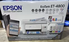 Epson EcoTank ET-4800 Color Inkjet All-In-One Printer - White