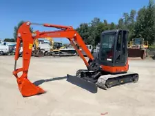 2006 Hitachi ZX 50 U-2 Mini Excavator Steel Tracks Cab Backhoe bidadoo