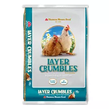 40lb Layer Crumbles Chicken Feed All Natural Food No Antibiotics Freshly Grains