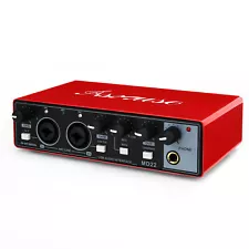 USB Audio Interface Professional Sound Card for Studio Singing Livestreaming