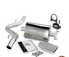 SALE Banks Power 51313 Monster Exhaust Kit For 00-03 Jeep Wrangler 2.5L/4.0L